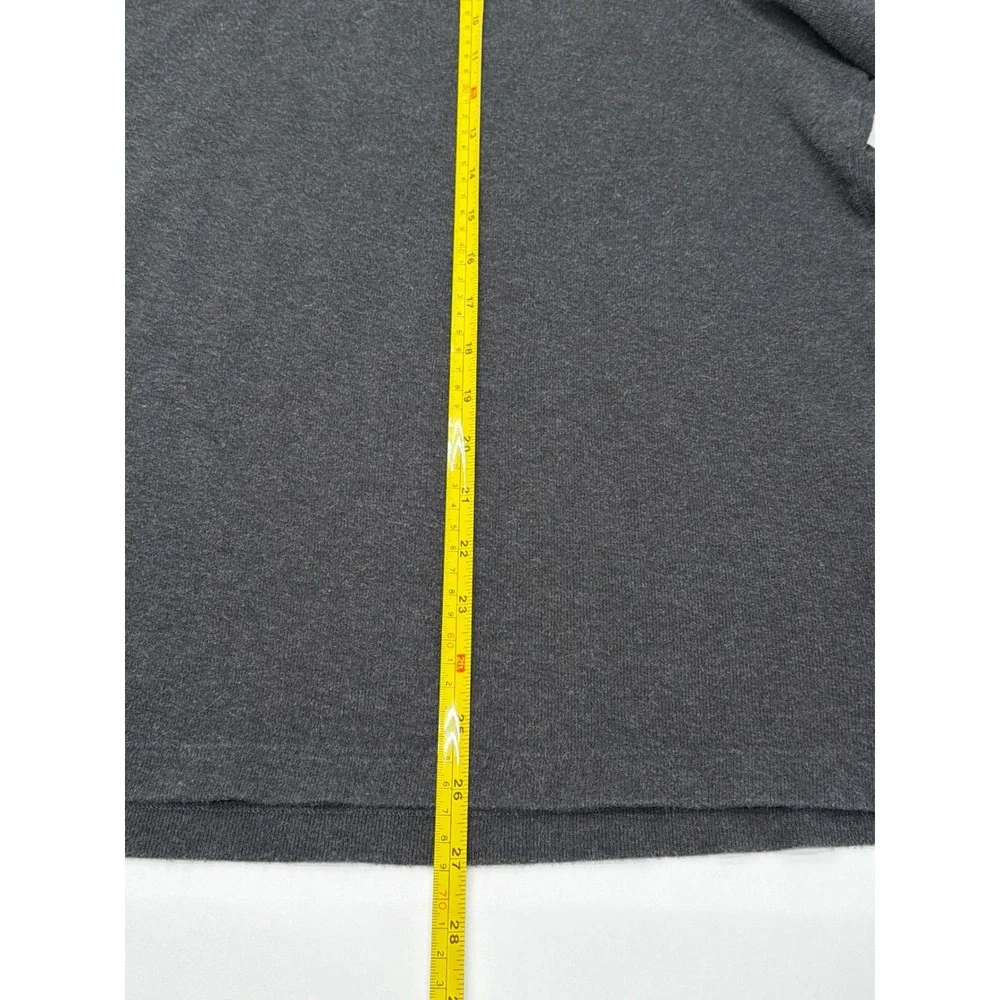 Polo Ralph Lauren Mens XL‎ Estate Rib Quarter Zip Pullover Charcoal Gray Cotton